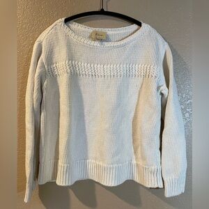 Elie Tahari Women's White Knit Sweater